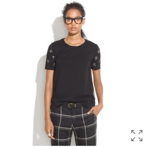 Madewell Geobead sleeve tee size XS